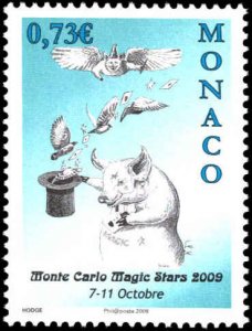 Monaco #2562, Complete Set, 2009, Magic, Never Hinged