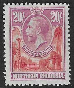 NORTHERN RHODESIA 1925-29 Complete set of 17 fine - 40433
