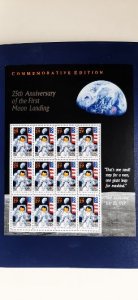 US Scott #2841; full moon landing sheet; mnh, VF
