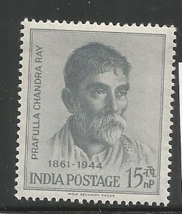 INDIA 343, MINT HINGED, PRAFULLA CHANDRA RAY