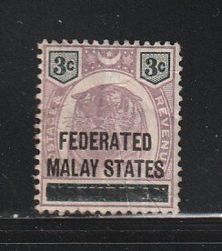 Malaya 3 MH Overprint