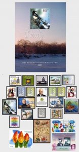 Estonia Estland 2003 Stamp Year set MNH