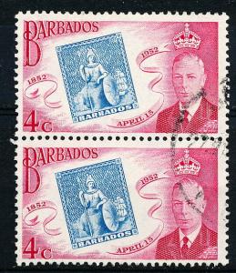 Barbados #231 Pair Used