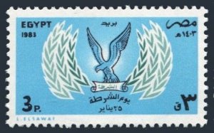Egypt 1209, MNH. Michel 904. Police Day, 1983.