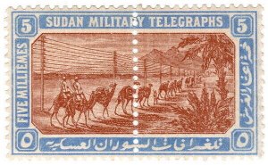 (I.B) Sudan Telegraphs : Military Telegraphs 5m