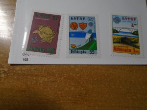 Ethiopoia  #  1069-71  MNH