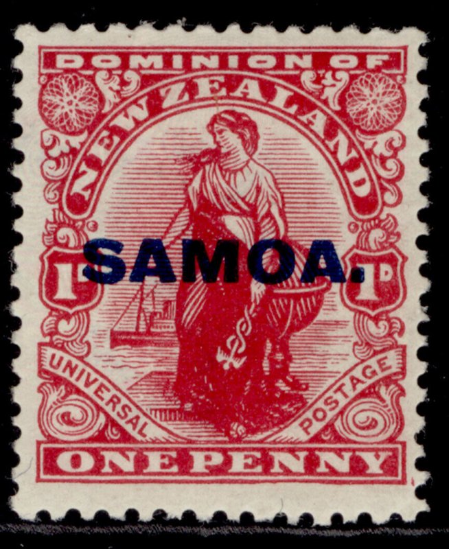 SAMOA GV SG116, 1d carmine, M MINT. 