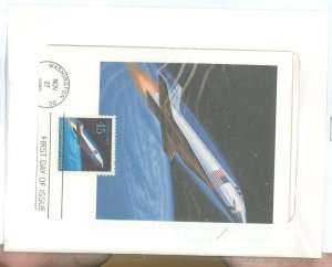 US C122-C125 1989 45c Future mail delivery, set of maximum cards from the USPS