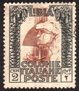 1921, Libya, Italian Administration 2c, Used, Sc 21