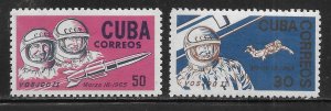 Cuba 946-947 Cosmonauts set MNH