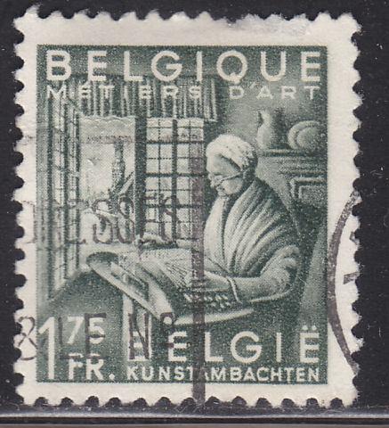 Belgium 378 Industrial Arts 1948