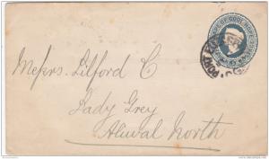 Cape of Good Hope QV 1D Pre Paid Cover to Lady Grey ZZ2545