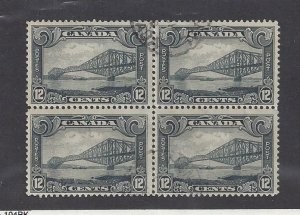 Canada 156, Used Block of 4