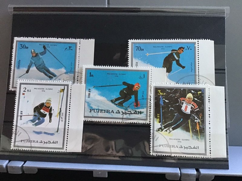 Fujeira  Olympic 1976  Olympic Skiing   stamps R26126