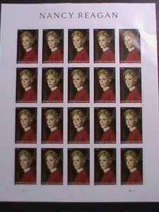 UNITED STATES -FOREVER- NANCY REAGAN MNH SHEET VF  WE SHIP TO WORLD WIDE.