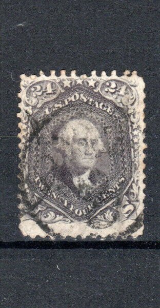 Vereinigte Staaten 1863 24c Zwischen Sg 74 Und 74b Fu Cds