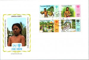 Samoa Scott 499-502 Unaddressed.