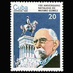 CUBA 1986 - Scott# 2849 Maximo Gomez Set of 1 NH