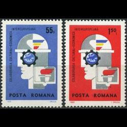 ROMANIA 1969 - Scott# 2096-7 Cooperation Set of 2 NH