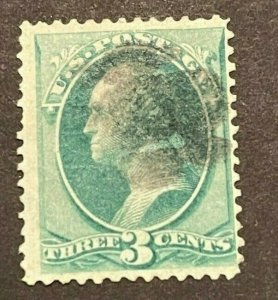 Scott#: 136 - George Washington 3c 1870 Single Stamp Used - Lot 5