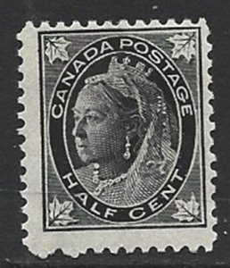 COLLECTION LOT 13763 CANADA #66 MH 1897 CV+$15