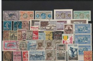 french colonies mixed stamps ref r12073