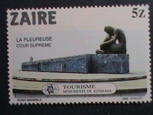 ​ZAIRE-1980 SC# 1115-20-WORLD FAMOUS KINSHASA MONUMENTS -MNH SET VERY FINE