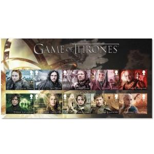 GB 4033-4042 Game of Thrones Character set 10 (with carrier card) MNH 2018