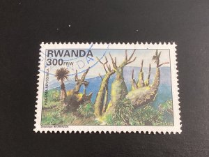 Rwanda #1392 used 1992 Trees