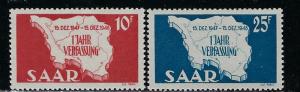 Saar - Scott # 201 - 202, mint nh