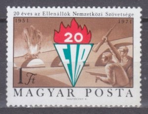 1971 Hungary 2681 20th anniversary of the International Federation of Resistance