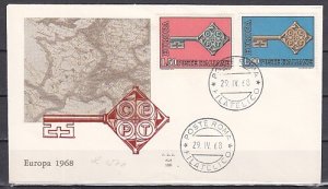 Italy, Scott cat. 979-980. Europa issue. First day cover. ^