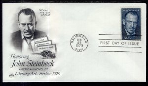 US 1773 John Steinbeck Artcraft U/A FDC