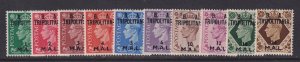 Tripolitania, Scott 14-23 (SG T14-T23), mostly MLH