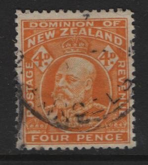 NEW ZEALAND 135 USED KING EDWARD ISSUE 1912