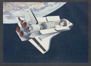 Switzerland Mi P-241 mint. 1981 40c Space Shuttle Postal Card, fresh, clean, VF. 