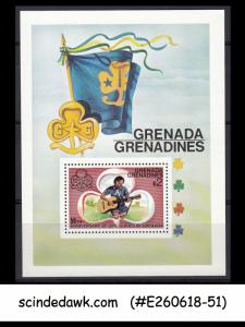 GRENADA GRENADINES - 1976 50th ANNIV. OF GIRL GUIDE MIN/SHT MNH