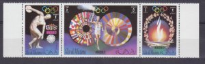 1972 Ras Al Khaimah 818-820strip 1972 Olympic Games in Munich 12,00 €
