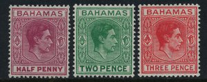 Bahamas 154-6 MNH King George VI