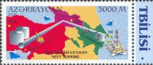 Azerbaijan Scott #'s 749 MNH