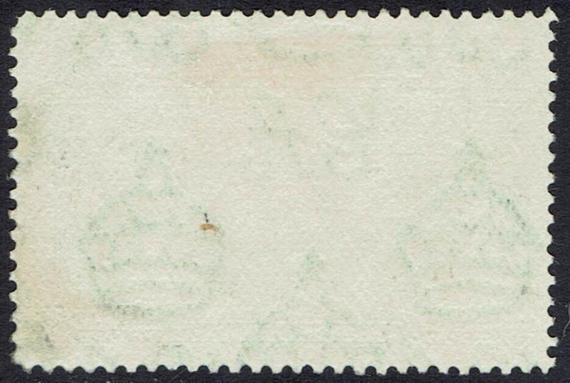 NIGERIA 1936 KGV BRIDGE OVER RIVER 10/- USED