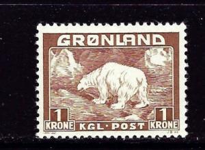 Greenland 9 Lightly Hinged 1938 issue