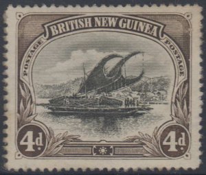 BC PAPUA BRITISH NEW GUINEA 1901 Sc 5 KEY VALUE HINGED MINT F,VF SCV$45.00+ 
