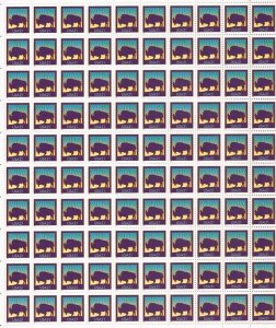 2001 American Buffalo - 100 Stamp Sheet - Scott #3467
