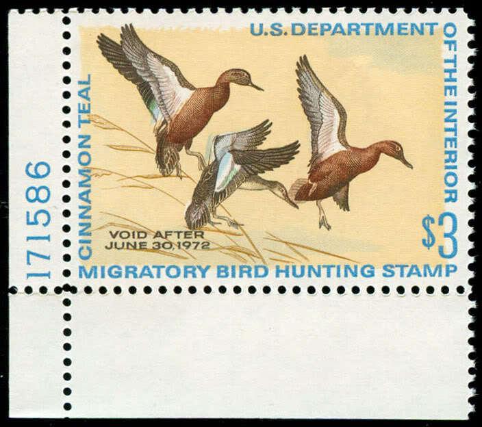 momen: US Stamps #RW38 Duck Mint OG NH XF 