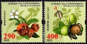 ARMENIA KARABAKH ARTSAKH 2022-04 FLORA Plants: Fruits. Complete Set, MNH
