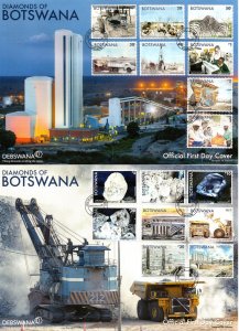 Botswana - 2023 Diamond Industry FDC Set