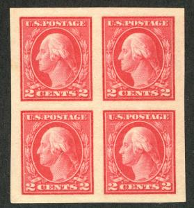 US #409 SUPERB JUMBO mint never hinged, HUGE BLOCK, Super sized block with la...