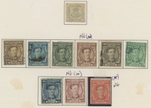 Spain #221A-230 Used Single (Complete Set)