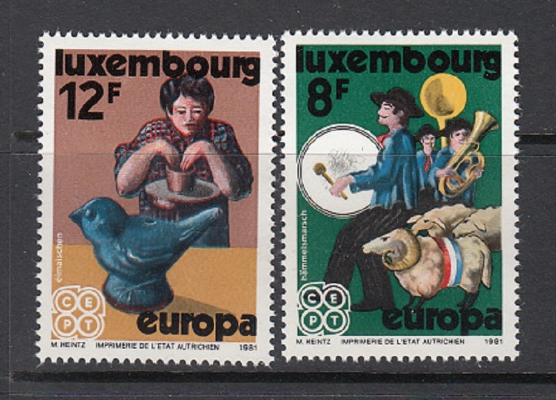 LUXEMBOURG SC# 657-658 MNH